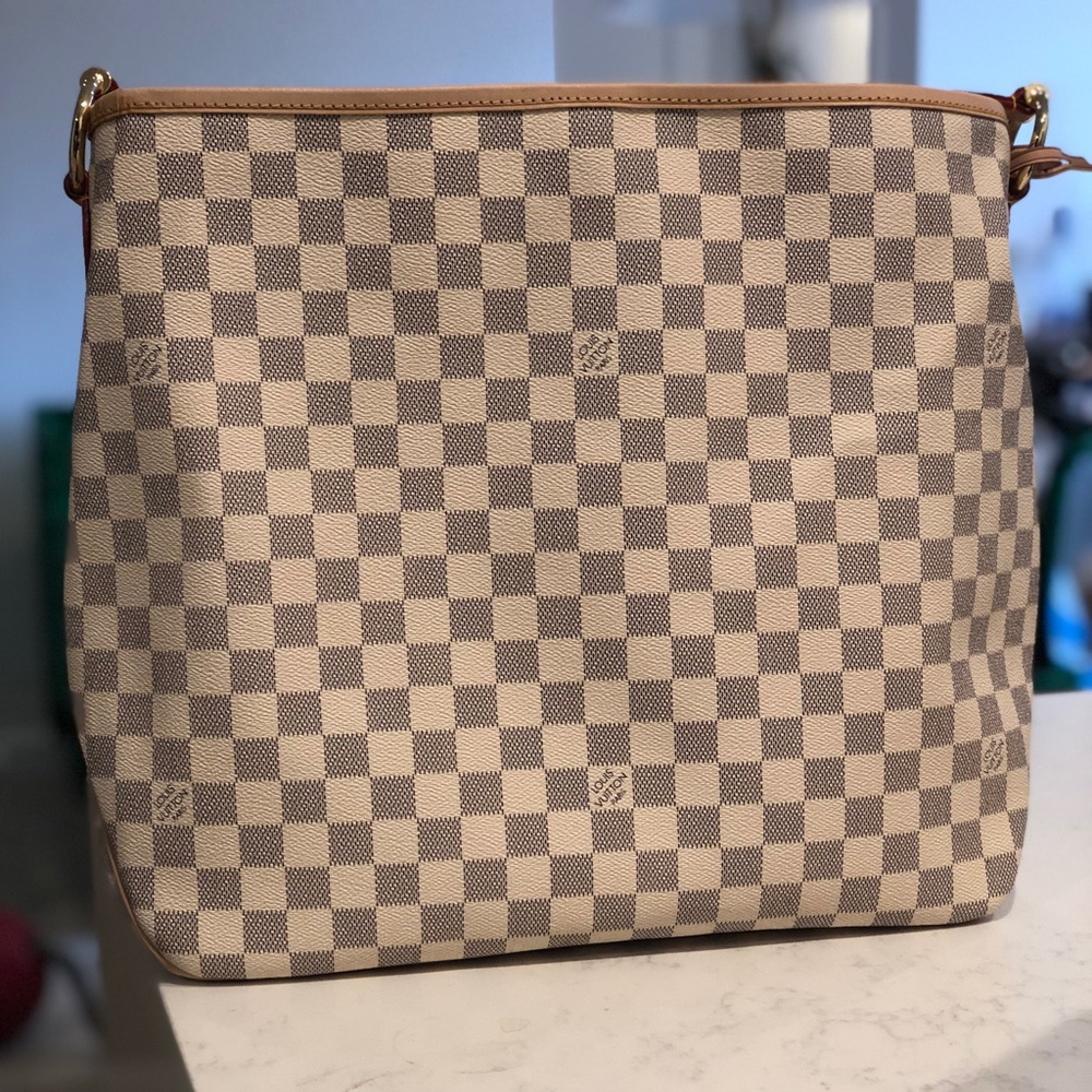 Damier Azur Delightful MM - large Louis Vuitton!